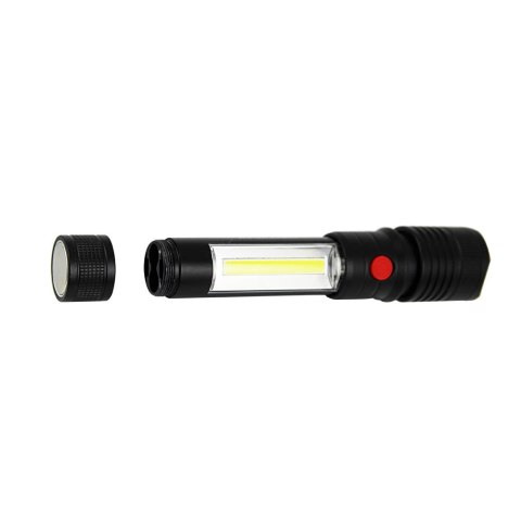 ESPERANZA ALUMINIOWA LATARKA ZE ŚWIATŁEM BOCZNYM COB APATE EOT069 ESPERANZA ALUMINIOWA LATARKA ZE ŚWIATŁEM BOCZNYM COB APATE EOT069