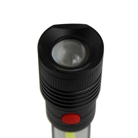ESPERANZA ALUMINIOWA LATARKA ZE ŚWIATŁEM BOCZNYM COB APATE EOT069 ESPERANZA ALUMINIOWA LATARKA ZE ŚWIATŁEM BOCZNYM COB APATE EOT069