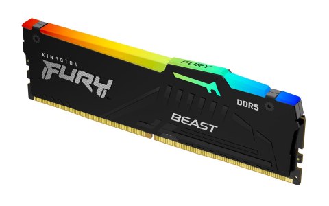 Kingston FURY DDR5 32GB (1x32GB) 5200MHz CL36 Beast Black RGB EXPO Kingston FURY DDR5 32GB (1x32GB) 5200MHz CL36 Beast Black RGB EXPO