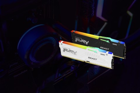 Kingston FURY DDR5 32GB (1x32GB) 5200MHz CL36 Beast Black RGB EXPO Kingston FURY DDR5 32GB (1x32GB) 5200MHz CL36 Beast Black RGB EXPO