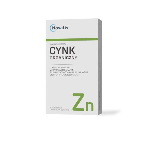 Novativ Cynk organiczny 60 kaps. Novativ Cynk organiczny 60 kaps.