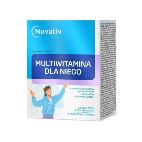 Novativ Multiwitamina dla Niego 60 tabletek powlekanych Novativ Multiwitamina dla Niego 60 tabletek powlekanych