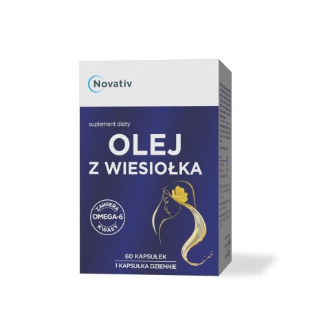 Novativ Olej z wiesiołka 60 kapsułek Novativ Olej z wiesiołka 60 kapsułek