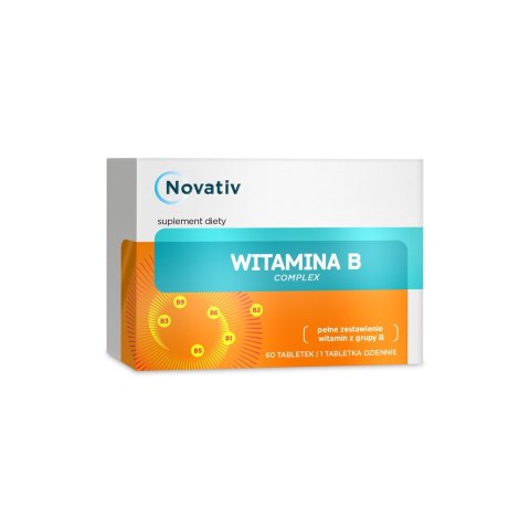Novativ Witamina B Complex 60tabl. Novativ Witamina B Complex 60tabl.