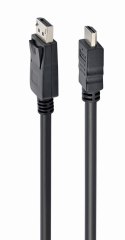 Kabel GEMBIRD CC-DP-HDMI-5M (HDMI M - DisplayPort M; 5m; kolor czarny)