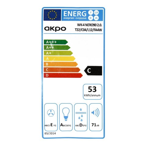 Okap AKPO WK-4 NERO LINE 2.0 60 BIAŁY T300 Liniowy LED/Siłownik Okap AKPO WK-4 NERO LINE 2.0 60 BIAŁY T300 Liniowy LED/Siłownik