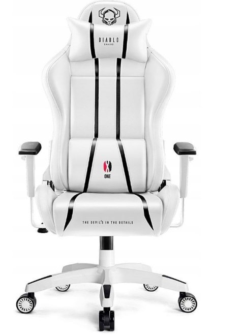 Fotel gamingowy DIABLO X-ONE 2.0 normal fotel biało-czarny Fotel gamingowy DIABLO X-ONE 2.0 normal fotel biało-czarny
