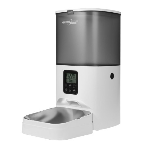 GREENBLUE AUTOMATYCZNY DOZOWNIK / PODAJNIK KARMY DLA ZWIERZĄT, 6L, USB 5V1A GB393 GREENBLUE AUTOMATYCZNY DOZOWNIK / PODAJNIK KARMY DLA ZWIERZĄT, 6L, USB 5V1A GB393