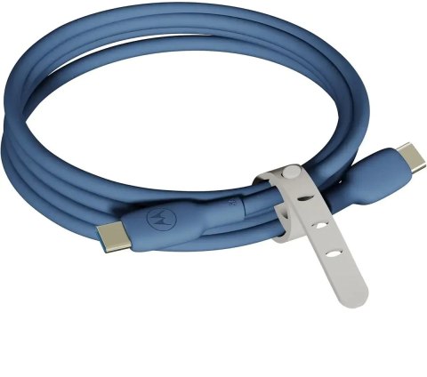 Motorola Silicone Cable C-C 5A 2m, Blue Motorola Silicone Cable C-C 5A 2m, Blue