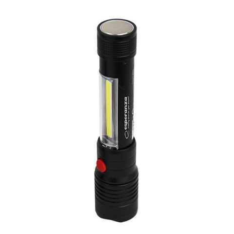 ESPERANZA ALUMINIOWA LATARKA ZE ŚWIATŁEM BOCZNYM COB APATE EOT069 ESPERANZA ALUMINIOWA LATARKA ZE ŚWIATŁEM BOCZNYM COB APATE EOT069