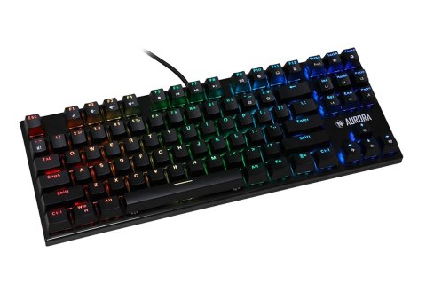 KLAWIATURA I-BOX AURORA K-2R RGB, MECHANICZNA, BLUE SWITCH, GAMING (WYPRZEDAŻ) KLAWIATURA I-BOX AURORA K-2R RGB, MECHANICZNA, BLUE SWITCH, GAMING (WYPRZEDAŻ)