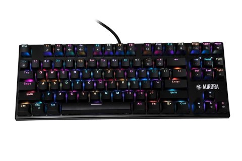 KLAWIATURA I-BOX AURORA K-2R RGB, MECHANICZNA, BLUE SWITCH, GAMING (WYPRZEDAŻ) KLAWIATURA I-BOX AURORA K-2R RGB, MECHANICZNA, BLUE SWITCH, GAMING (WYPRZEDAŻ)