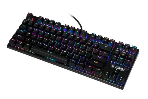 KLAWIATURA I-BOX AURORA K-2R RGB, MECHANICZNA, BLUE SWITCH, GAMING (WYPRZEDAŻ) KLAWIATURA I-BOX AURORA K-2R RGB, MECHANICZNA, BLUE SWITCH, GAMING (WYPRZEDAŻ)