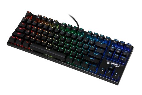 KLAWIATURA I-BOX AURORA K-2R RGB, MECHANICZNA, BLUE SWITCH, GAMING (WYPRZEDAŻ) KLAWIATURA I-BOX AURORA K-2R RGB, MECHANICZNA, BLUE SWITCH, GAMING (WYPRZEDAŻ)