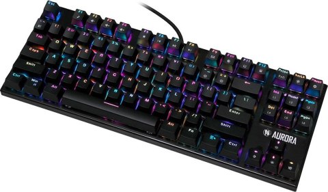 KLAWIATURA I-BOX AURORA K-2R RGB, MECHANICZNA, BLUE SWITCH, GAMING (WYPRZEDAŻ) KLAWIATURA I-BOX AURORA K-2R RGB, MECHANICZNA, BLUE SWITCH, GAMING (WYPRZEDAŻ)