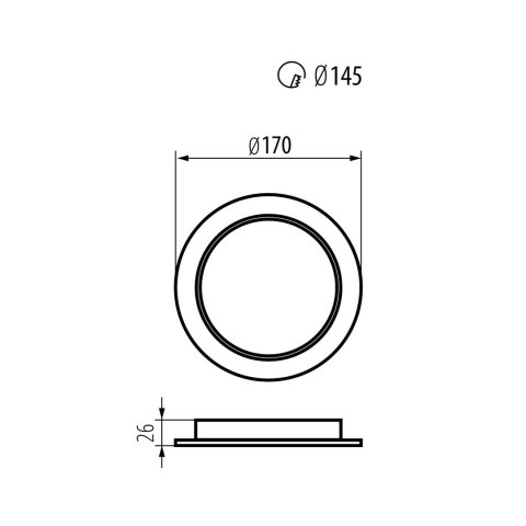 MACLEAN PANEL LED PLAFON PODTYN. SLIM 18W MCE372 R MACLEAN PANEL LED PLAFON PODTYN. SLIM 18W MCE372 R
