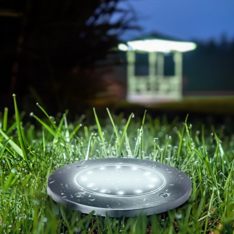 MACLEAN SOLARNA LAMPA NAJAZDOWA OGRODOWA LED IP44, 12 LED SMD, 4000K MCE318 MACLEAN SOLARNA LAMPA NAJAZDOWA OGRODOWA LED IP44, 12 LED SMD, 4000K MCE318