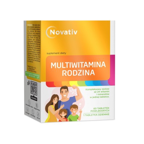 Novativ Multiwitamina Rodzina 60tabl. Novativ Multiwitamina Rodzina 60tabl.