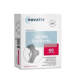 Novativ Osteo Ca+D3+K2 60 tabletek