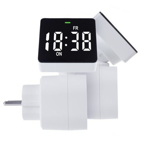 GREENBLUE WŁĄCZNIK CZASOWY-TIMER CYFROWY MAX. OBCIĄŻENIE 16A, IP20 GB610 E GREENBLUE WŁĄCZNIK CZASOWY-TIMER CYFROWY MAX. OBCIĄŻENIE 16A, IP20 GB610 E