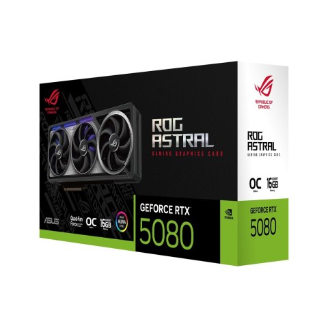 Karta graficzna ASUS ROG ASTRAL GeForce RTX 5080 OC 16GB Karta graficzna ASUS ROG ASTRAL GeForce RTX 5080 OC 16GB