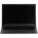 LENOVO ThinkPad T480S i7-8650U 24GB 256GB SSD 14" FHD Win11pro + zasilacz UŻYWANY