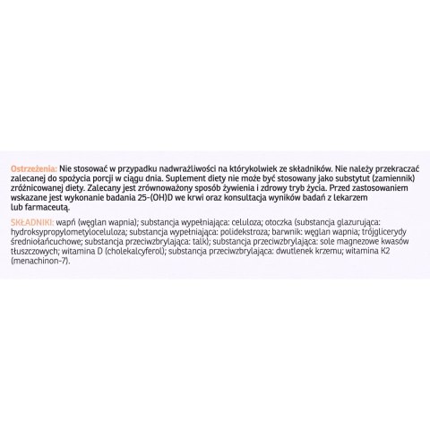 Novativ Osteo Ca+D3+K2 60 tabletek Novativ Osteo Ca+D3+K2 60 tabletek
