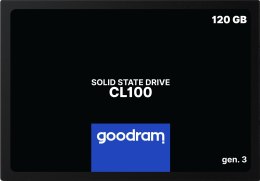 SSD GOODRAM CL100 Gen. 3 120GB SATA III 2,5 RETAIL (WYPRZEDAŻ)