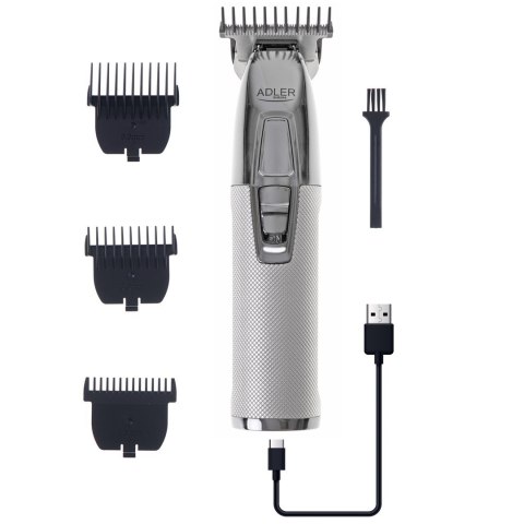 Trymer ADLER AD 2836s srebrny USB Trymer ADLER AD 2836s srebrny USB