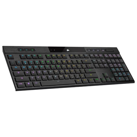 Corsair K100 RGB AIR Bezprzewodowa ultracienka mechaniczna klawiatura do gier, Cherry ULP Tactile - czarna, Wielka Brytania Corsair K100 RGB AIR Bezprzewodowa ultracienka mechaniczna klawiatura do gier, Cherry ULP Tactile - czarna, Wielka Brytania