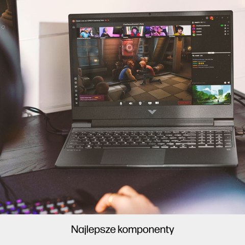 HP Victus 15-fa1151nw i5-13420H 15,6"FHD AG IPS 144Hz 16GB SSD512 RTX 4050_6GB BLKB 70Wh Win11 2Y Mica Silver HP Victus 15-fa1151nw i5-13420H 15,6"FHD AG IPS 144Hz 16GB SSD512 RTX 4050_6GB BLKB 70Wh Win11 2Y Mica Silver
