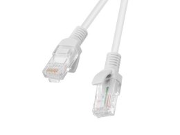 PATCHCORD KAT.5E UTP 0.25M SZARY FLUKE PASSED LANBERG 10-PACK