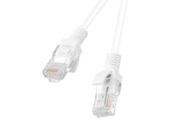 PATCHCORD KAT.5E UTP 0.5M BIAŁY FLUKE PASSED LANBERG 10-PACK