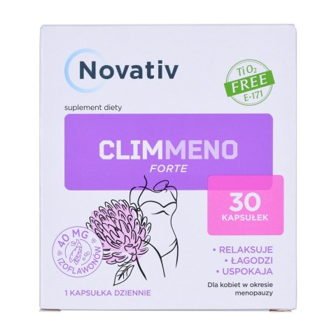 Novativ ClimMeno Forte 30 kapsułek Novativ ClimMeno Forte 30 kapsułek