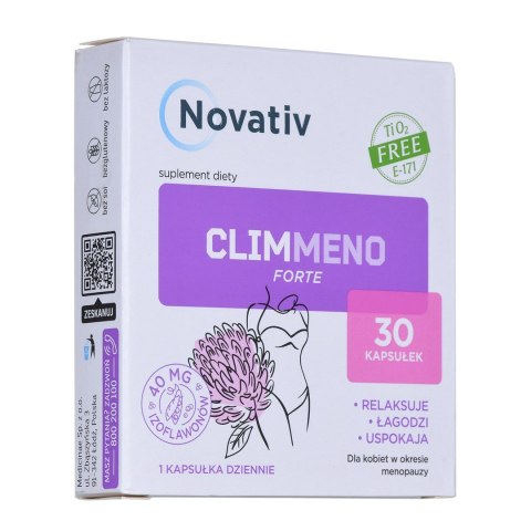 Novativ ClimMeno Forte 30 kapsułek Novativ ClimMeno Forte 30 kapsułek