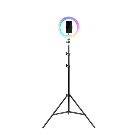 Tripod Havit ST7026 z pierścieniem świetlnym RGB (czarny) Tripod Havit ST7026 z pierścieniem świetlnym RGB (czarny)
