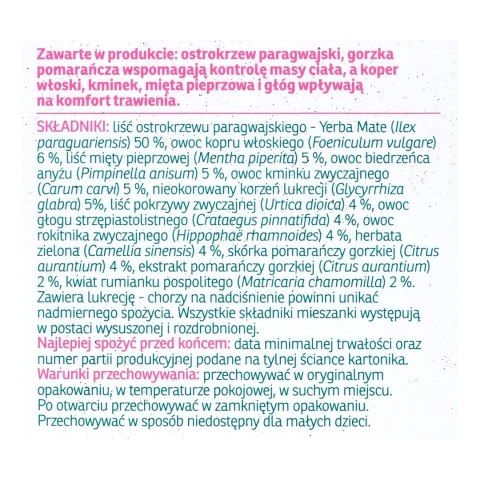 Bonatium Herbatka ziołowa Kontrola masy ciała Fix 20szt. Bonatium Herbatka ziołowa Kontrola masy ciała Fix 20szt.