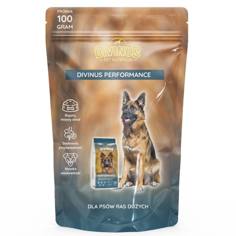 DIVINUS Performance - sucha karma dla psa - 100 g DIVINUS Performance - sucha karma dla psa - 100 g