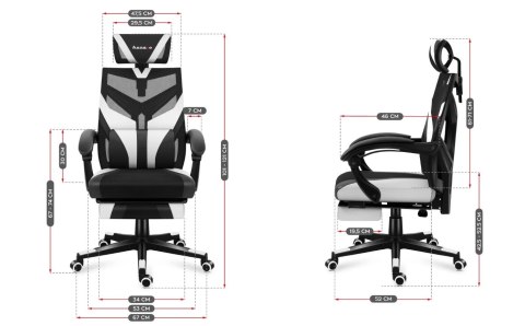 Fotel gamingowy Huzaro Combat 5.0 White Fotel gamingowy Huzaro Combat 5.0 White