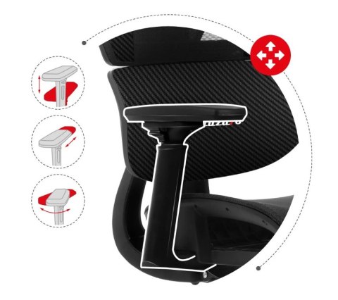 Fotel gamingowy Huzaro Combat 8.0 Carbon Fotel gamingowy Huzaro Combat 8.0 Carbon