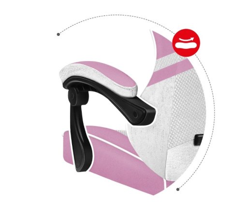 Fotel gamingowy Huzaro Force 4.4 Pink Mesh Fotel gamingowy Huzaro Force 4.4 Pink Mesh