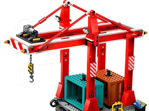 LEGO City 60422 Nadmorski port ze statkiem towarowym LEGO City 60422 Nadmorski port ze statkiem towarowym