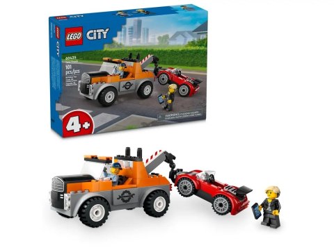 LEGO City 60435 Samochód pomocy drogowej i naprawa sportowego auta LEGO City 60435 Samochód pomocy drogowej i naprawa sportowego auta