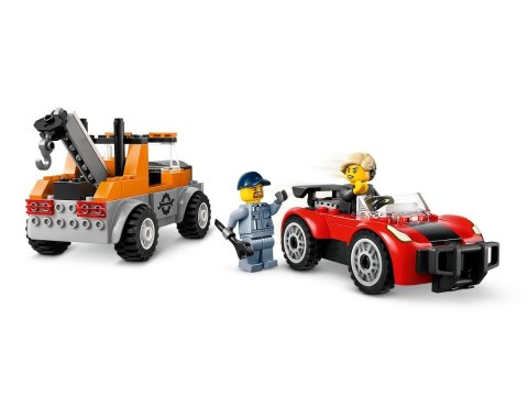 LEGO City 60435 Samochód pomocy drogowej i naprawa sportowego auta LEGO City 60435 Samochód pomocy drogowej i naprawa sportowego auta