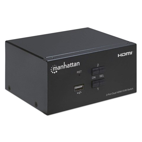 MANHATTAN PRZEŁĄCZNIK KVM HDMI/USB 2X1 DUAL-MONITO MANHATTAN PRZEŁĄCZNIK KVM HDMI/USB 2X1 DUAL-MONITO