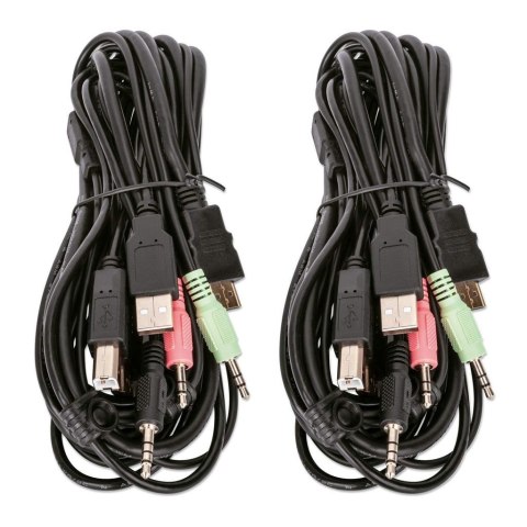 MANHATTAN PRZEŁĄCZNIK KVM HDMI/USB 2X1 DUAL-MONITO MANHATTAN PRZEŁĄCZNIK KVM HDMI/USB 2X1 DUAL-MONITO