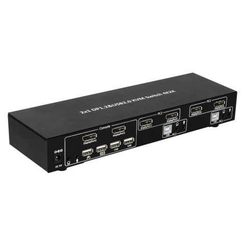 TECHLY PRZEŁĄCZNIK KVM DISPLAYPORT/USB 2X1 DUAL HE TECHLY PRZEŁĄCZNIK KVM DISPLAYPORT/USB 2X1 DUAL HE