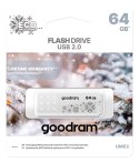 GOODRAM FLASHDRIVE 64GB UME2-WINTER WHITE USB 2.0