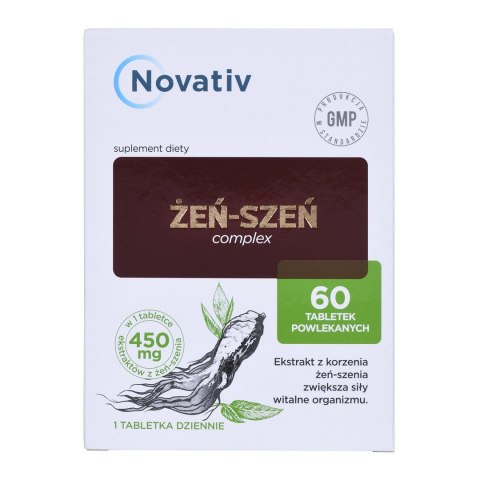 Novativ Żeń-szeń Complex 60tabl. Novativ Żeń-szeń Complex 60tabl.