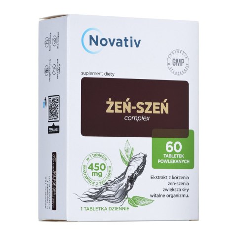 Novativ Żeń-szeń Complex 60tabl. Novativ Żeń-szeń Complex 60tabl.